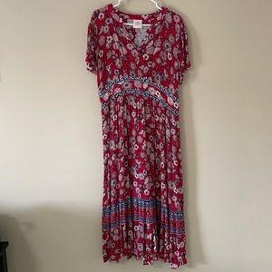 Floral maxi dress